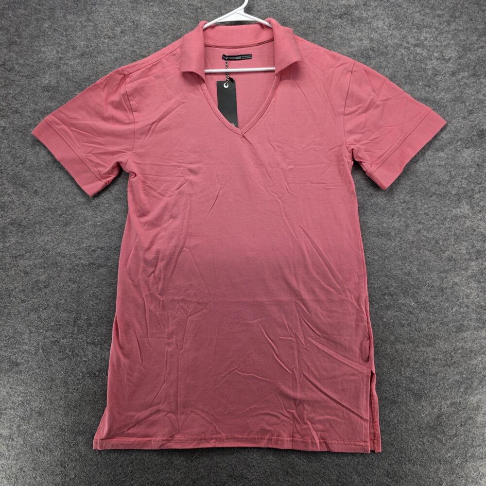 Threadbare Polo Shirt Womens Large Short Sleeve Casual Top Collar Pullover